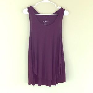 Comfortable maroon tank top